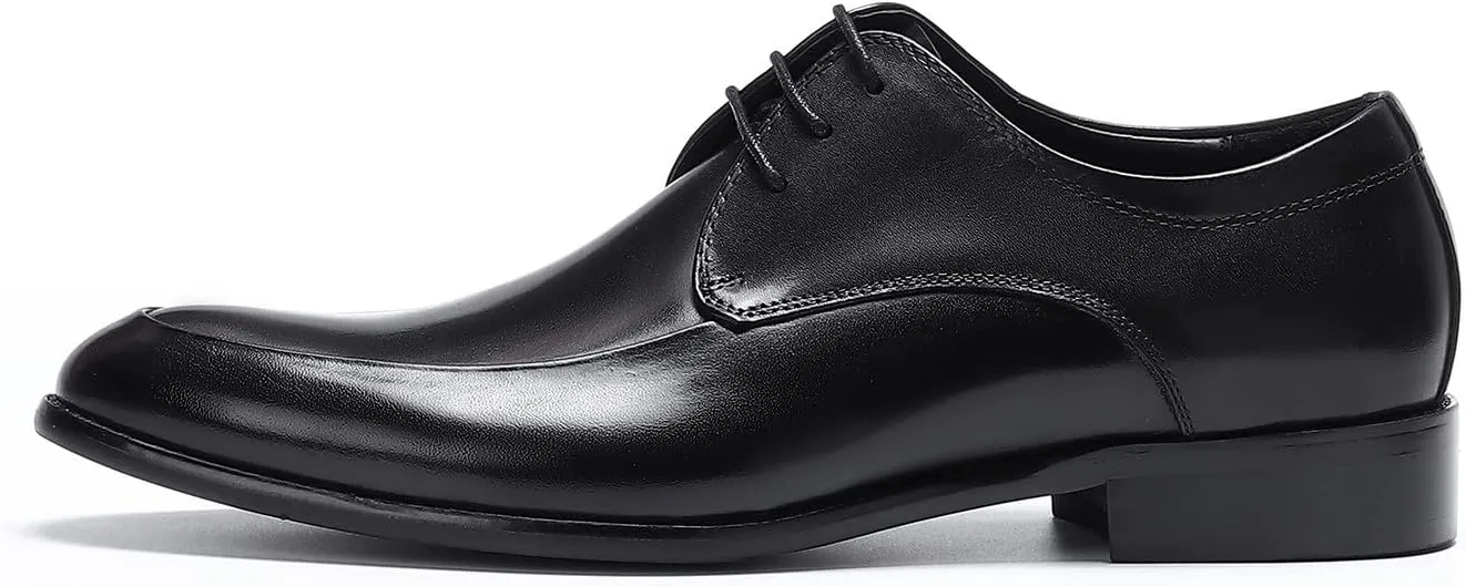 Oxfords Mens Dress Shoes Formal Business Genuine Leather Derby Fashion Casual Tuxedo Wedding Prom Comfortable Walking Shoes for Men