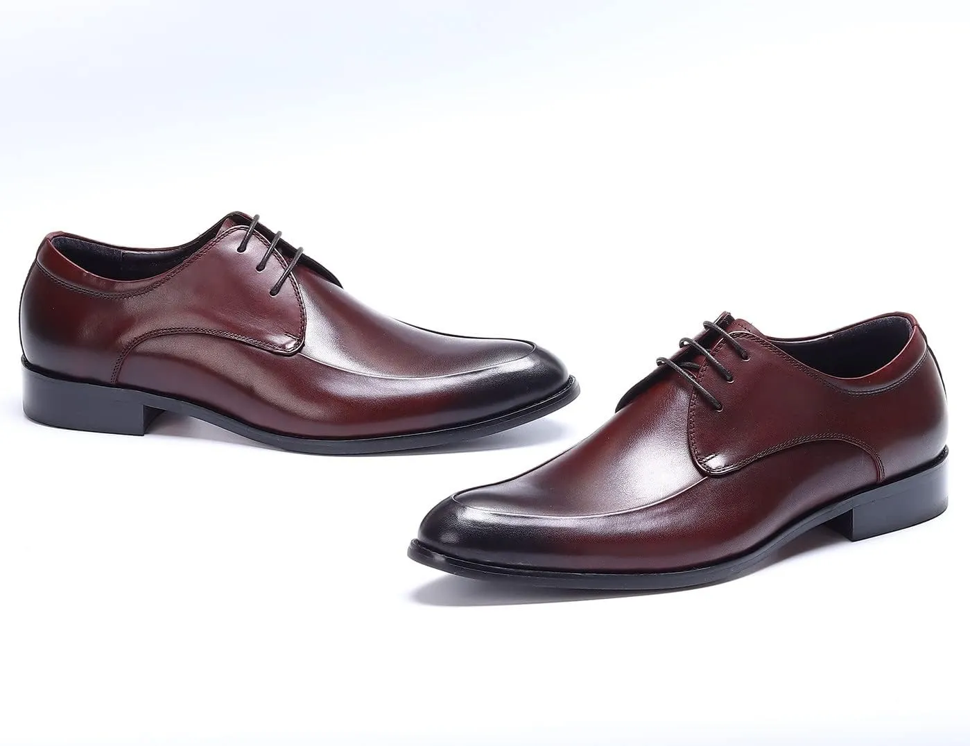 Oxfords Mens Dress Shoes Formal Business Genuine Leather Derby Fashion Casual Tuxedo Wedding Prom Comfortable Walking Shoes for Men