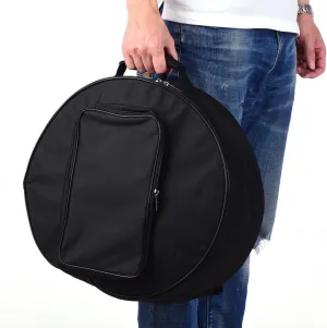 Padded Portable Snare Drum Case, 13-14 Inch Snare Drum Carrying Backpack with Shoulder Strap and Carry Handles, Drum Bag Case for, Storage And Transport (Black)