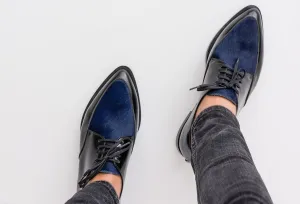 PATTY Pony Blue Derby Shoe