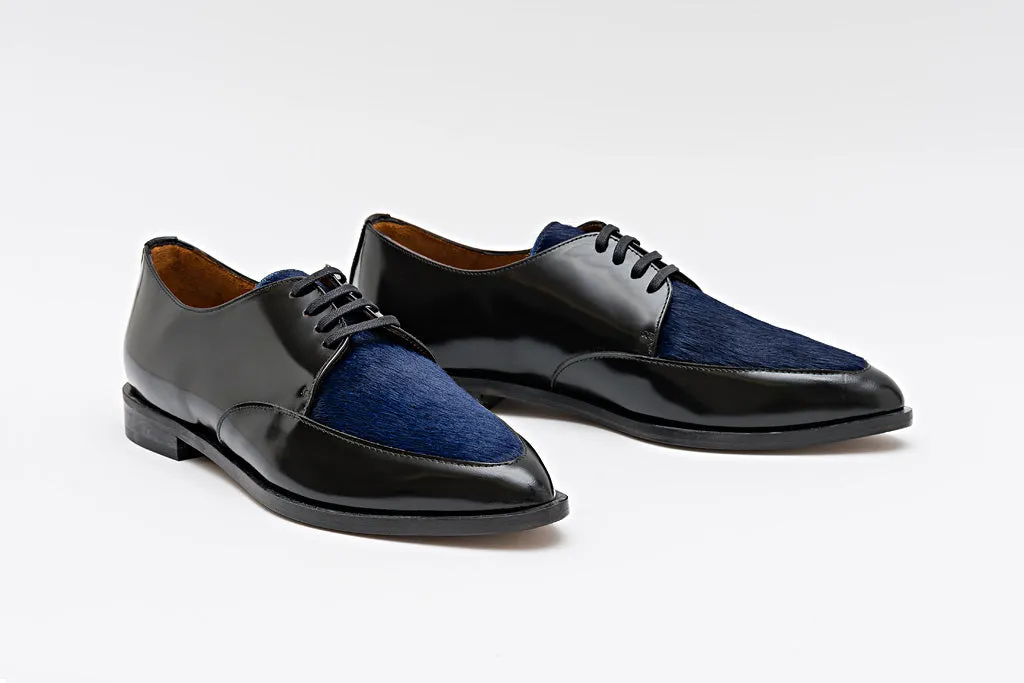 PATTY Pony Blue Derby Shoe