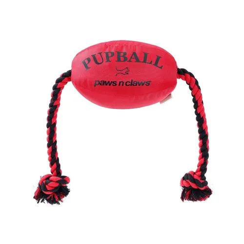 Paws and Claws - Footy Oxford Rope Tugger 75X25X20cm - 2PK