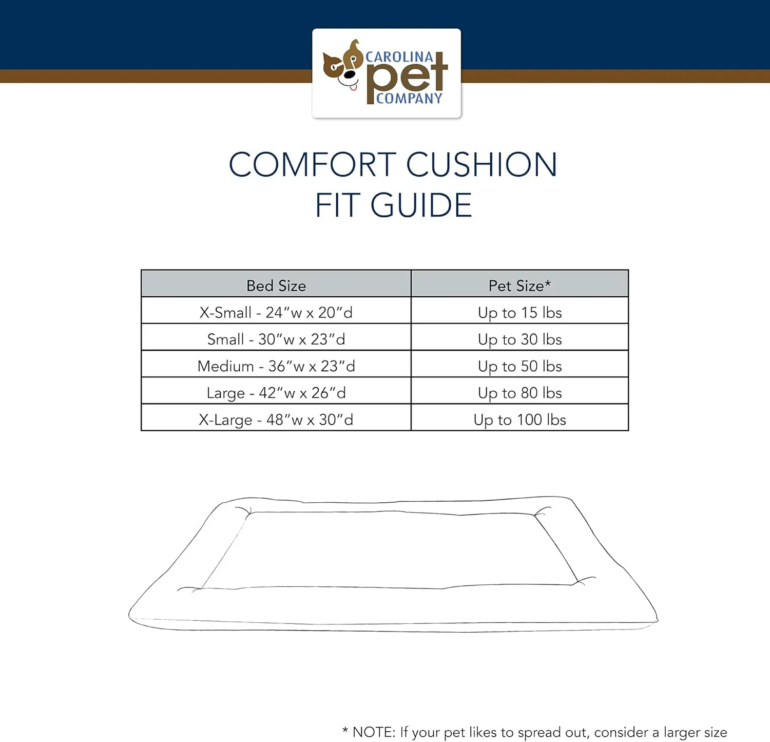 PENDLETON Berber Comfort Cushion Dog Bed - Wyeth Trail Oxford, S