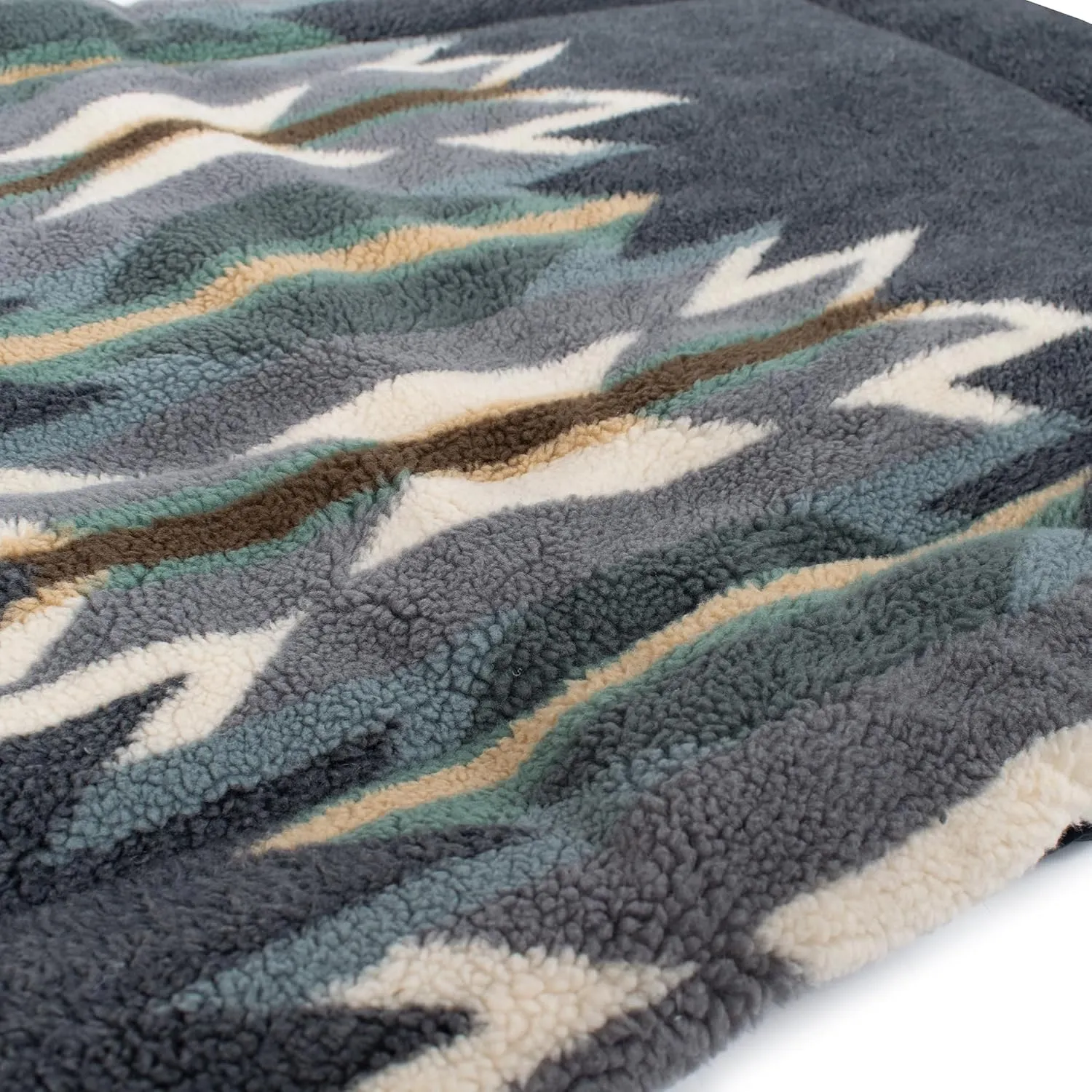PENDLETON Berber Comfort Cushion Dog Bed - Wyeth Trail Oxford, S