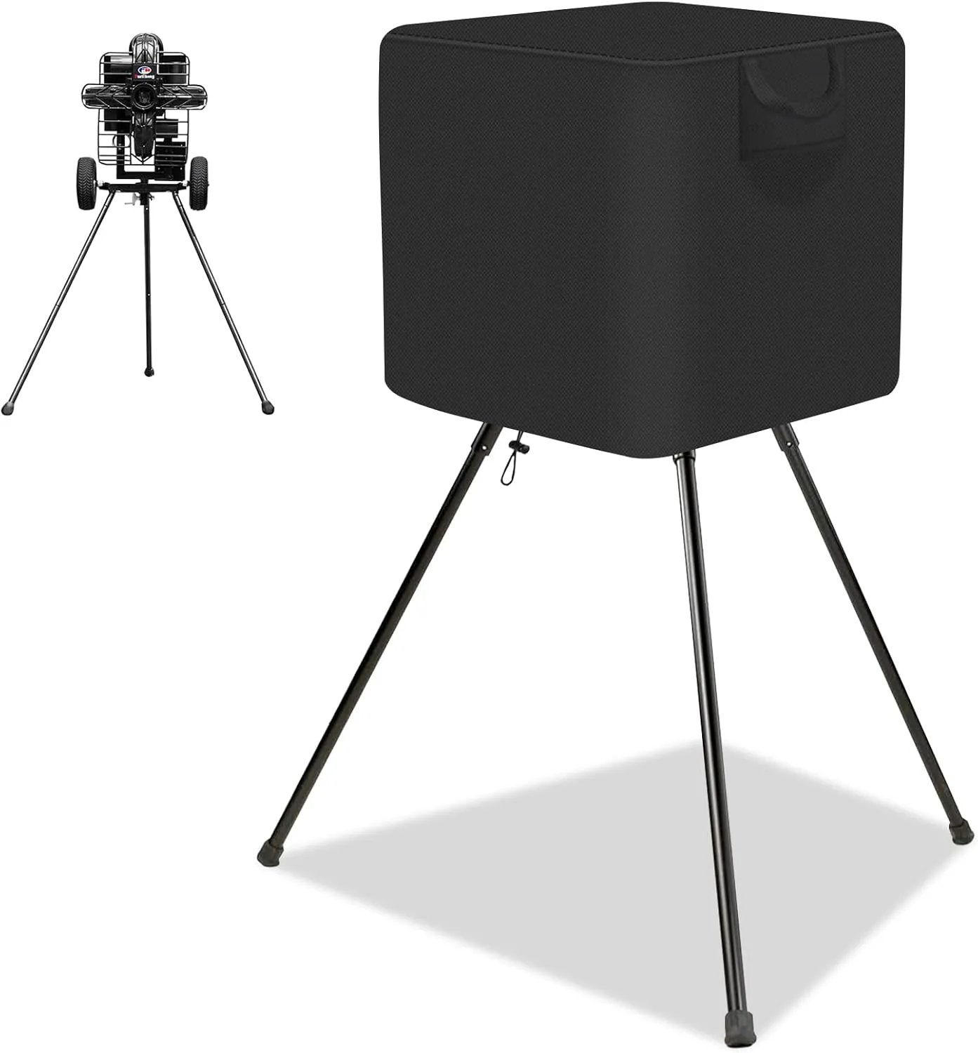 Pitching Machines Cover - Waterproof 600D Oxford Fabric, Dustproof, Resistant, Sunproof Hack Attack Pitching Machine Cover for Baseball/Softball All-Weather Protection