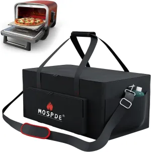 Pizza Oven Carry Bag Fits for Ninja OO101 Woodfire 8-in-1 Outdoor Oven, Fits Ninja Woodfire BBQ Smoker Outdoor Pizza Oven Travel-600D Heavy Duty Weather Resistant Carrying Bag