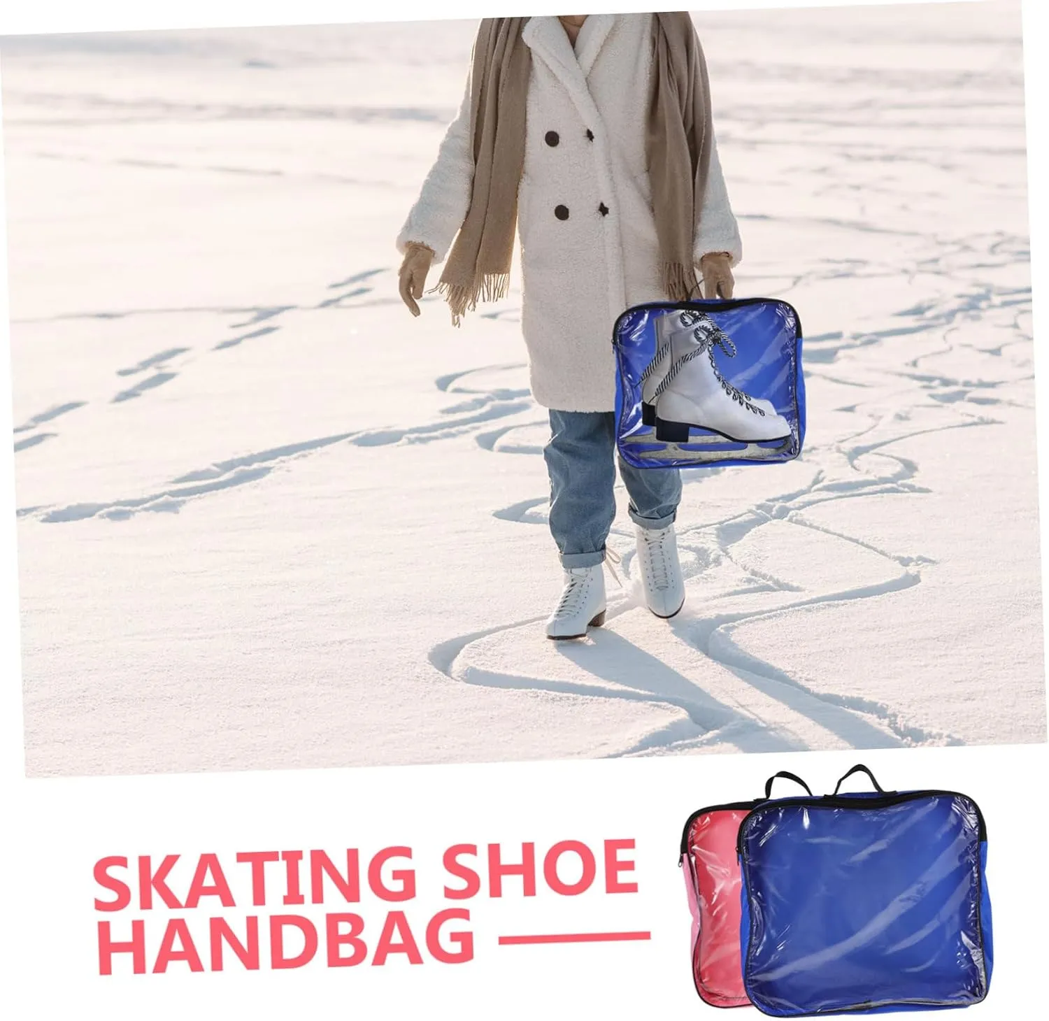 Portable er Skates Storage Bag Handheld Skating Carrier Pouch for Inline Skates Durable and Easy to