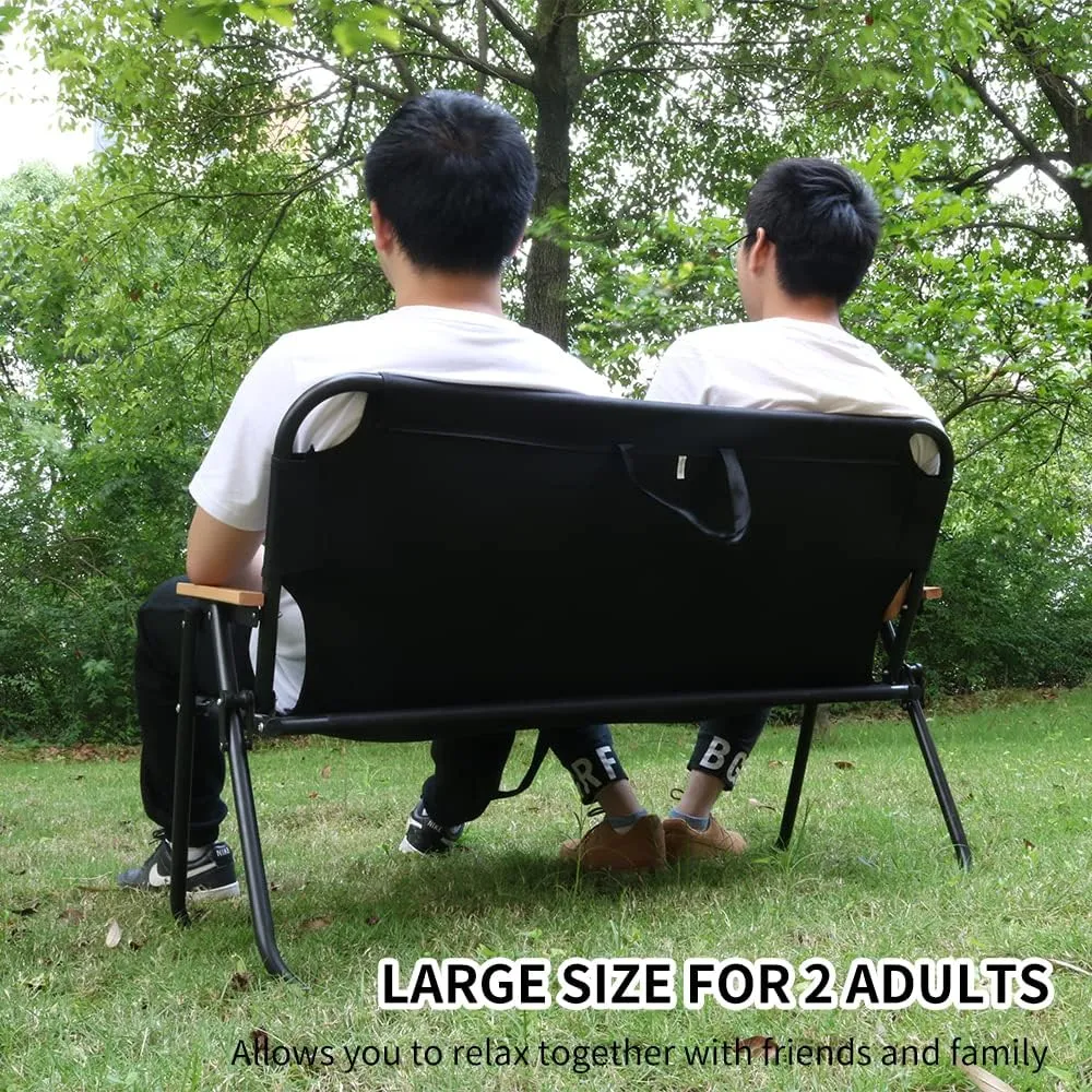 ptlsy Camping Chair with Adjustable Shade Canopy, Portable Folding Chair for Adults, Heavy Duty Outdoor Sports, Beach, Camping, Fishing - Phone & Cup Holder, Cooler Bag, Supports 330LBS
