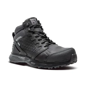 REAXION WATERPROOF COMPOSITE TOE SHOE - 001-Black Gray | Timberland PRO TB0A21QA