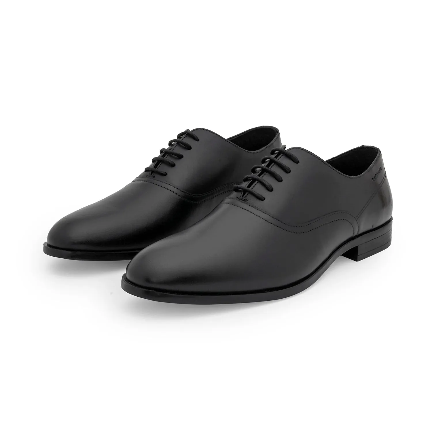 Red Tape Formal Oxford Shoes for Men |Refined Round-Toe Shaped Real Leather Shoes with Low-cut Pattern