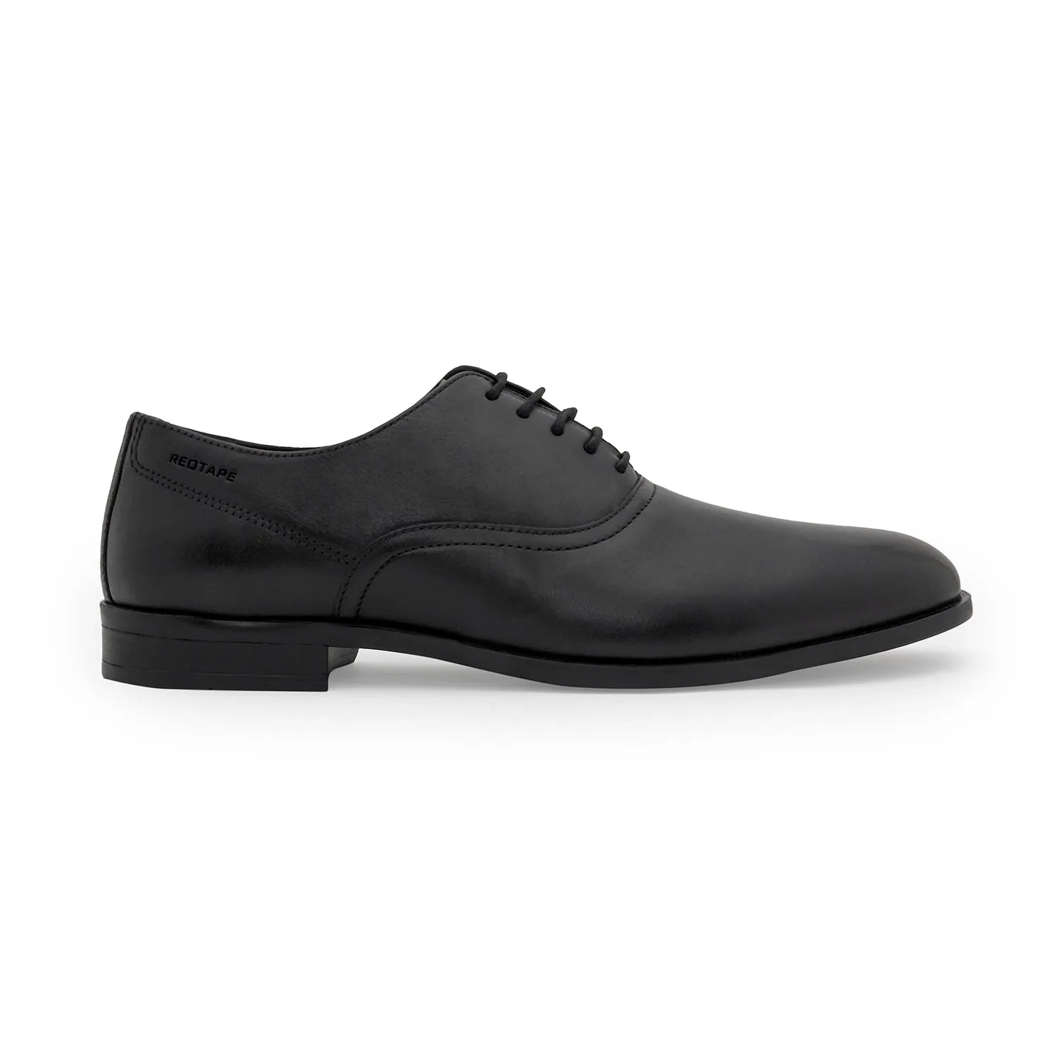 Red Tape Formal Oxford Shoes for Men |Refined Round-Toe Shaped Real Leather Shoes with Low-cut Pattern