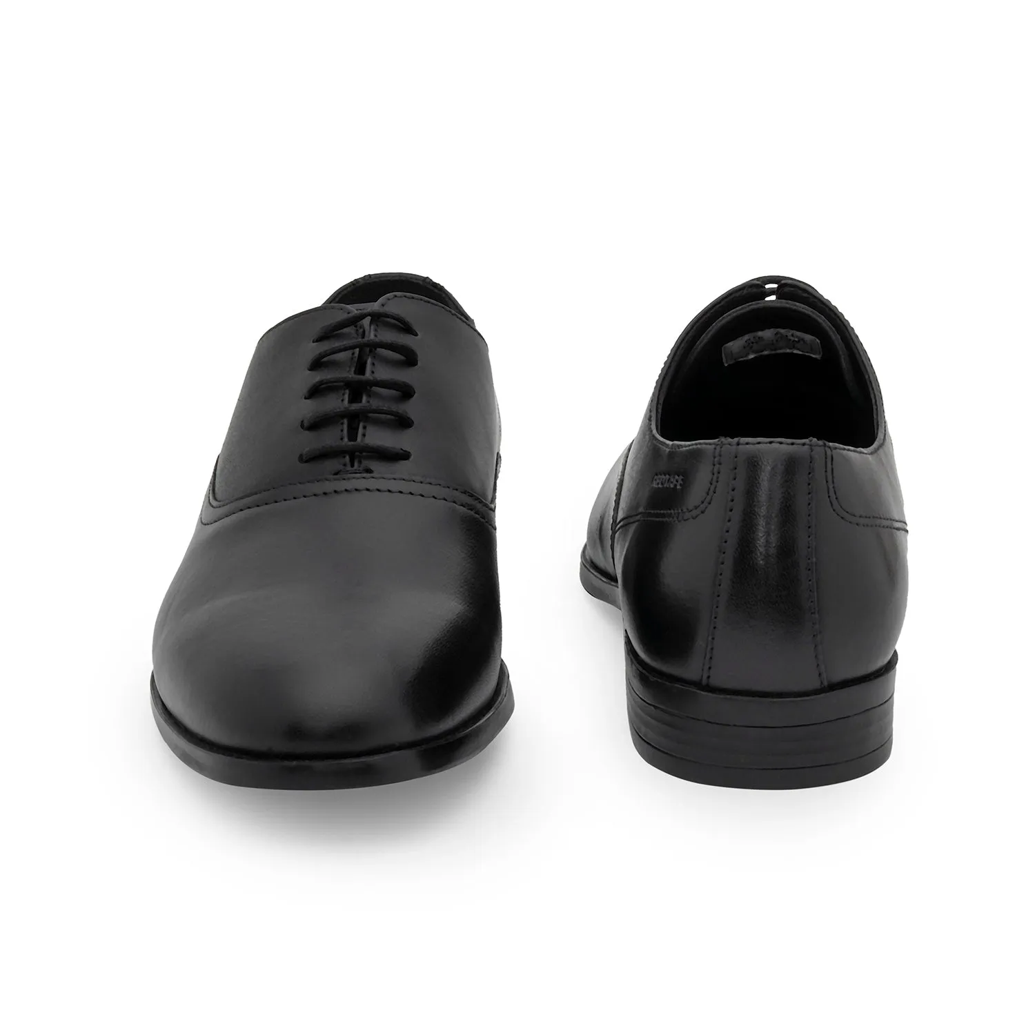 Red Tape Formal Oxford Shoes for Men |Refined Round-Toe Shaped Real Leather Shoes with Low-cut Pattern
