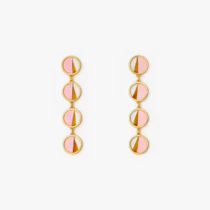 Reins Multi-Bezel Drop Earring