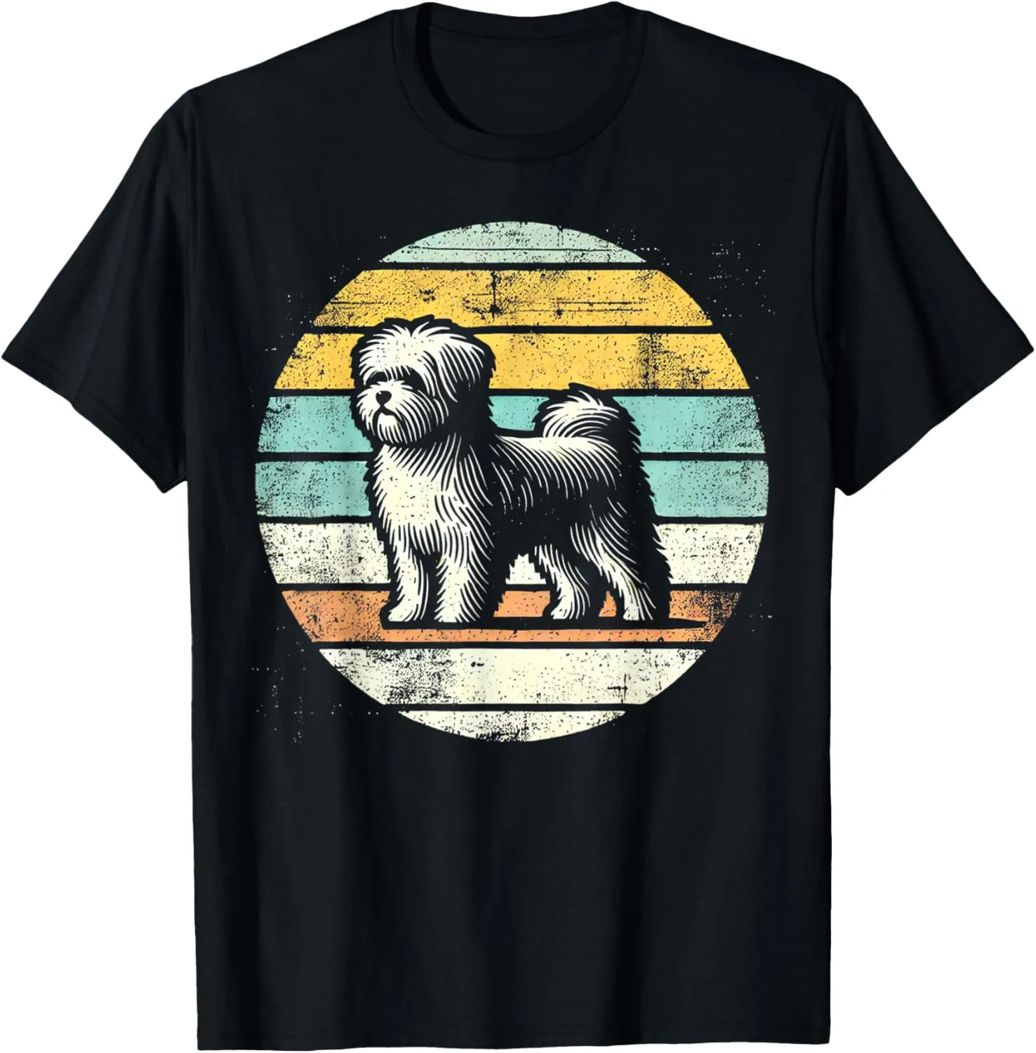 Retro Vintage Shih Tzu Puppy Dog Trainer Animal Breeder T-Shirt