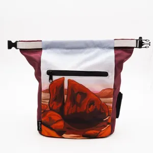 Rock Climbing Chalk Bucket | for Bouldering Gym & Outdoor Use | Durable Velcro Closure, 2 Zippered Pockets, Easy-Carry Handle