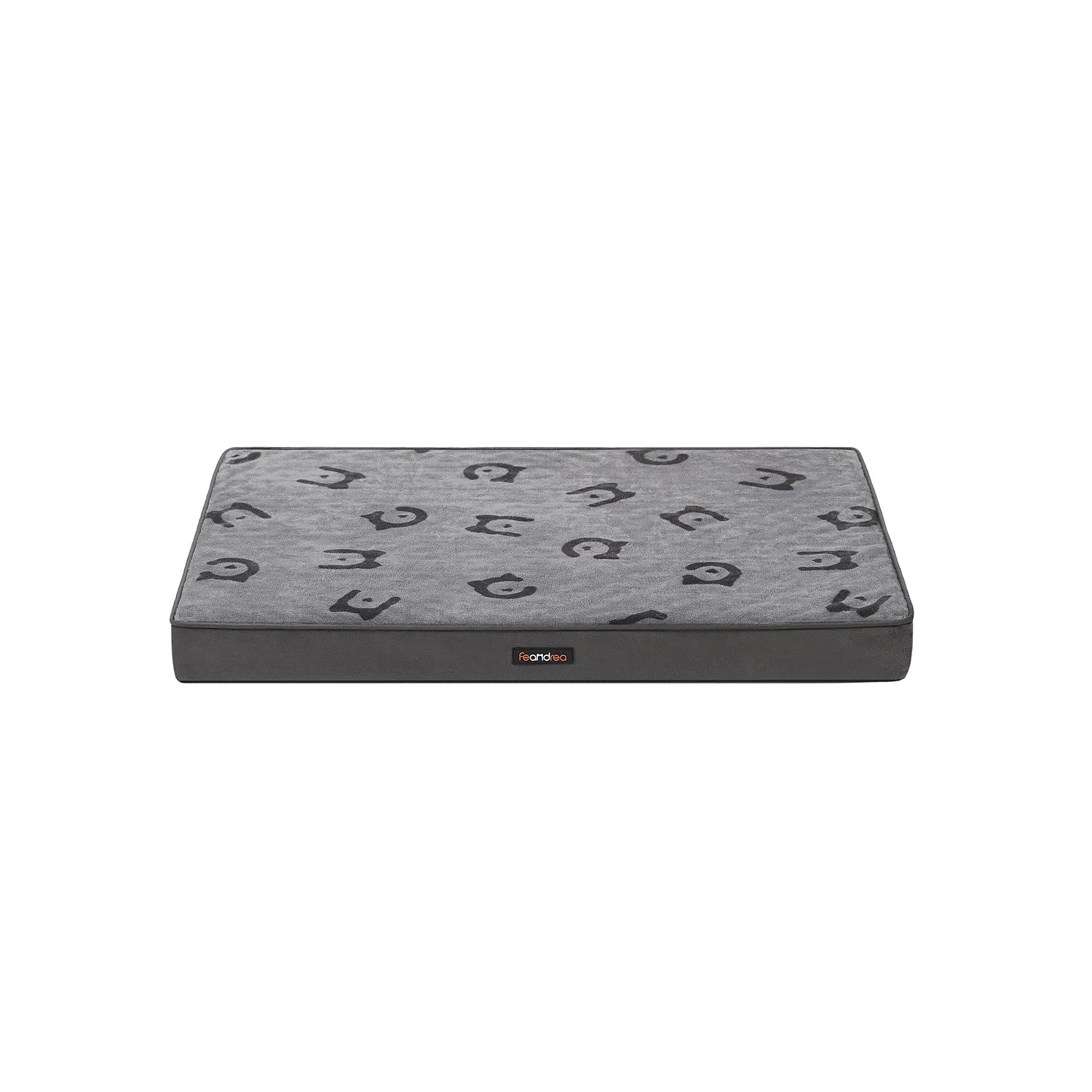Rootz Orthopedic Dog Bed - Pet Bed - Memory Foam Bed - Dove Grey - Flannel & Oxford Fabric - 91cm x 68cm x 8cm-Key Benefits
