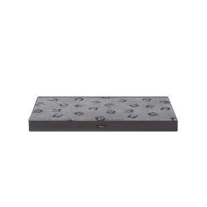 Rootz Orthopedic Dog Bed - Pet Bed - Memory Foam Mattress - Supportive Cushion - 120cm x 74cm x 10cm - Flannel and Oxford Fabric - Dove Grey