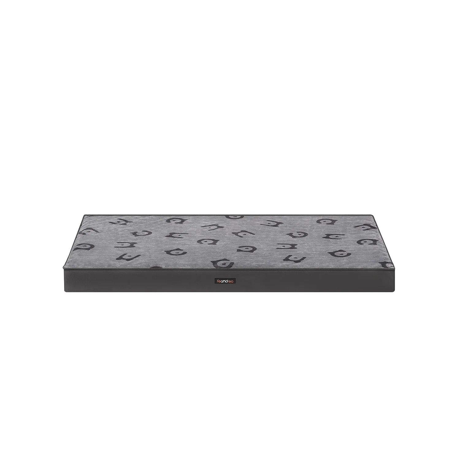 Rootz Orthopedic Dog Bed - Pet Bed - Memory Foam Mattress - Supportive Cushion - 120cm x 74cm x 10cm - Flannel and Oxford Fabric - Dove Grey