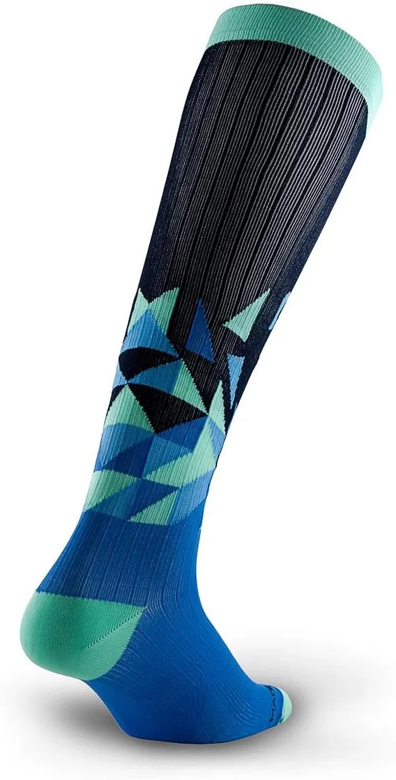 Running Marathon Socks - Calf-Length Travel and Sports Compression Socks for Foot and Ankle Support