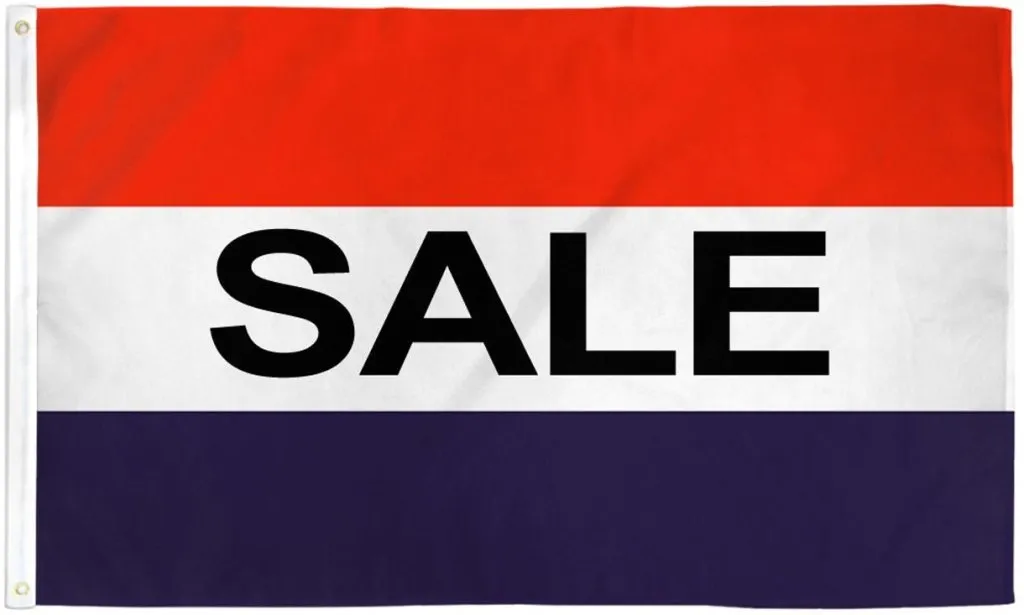 Sale (RWB) 3x5ft DuraFlag