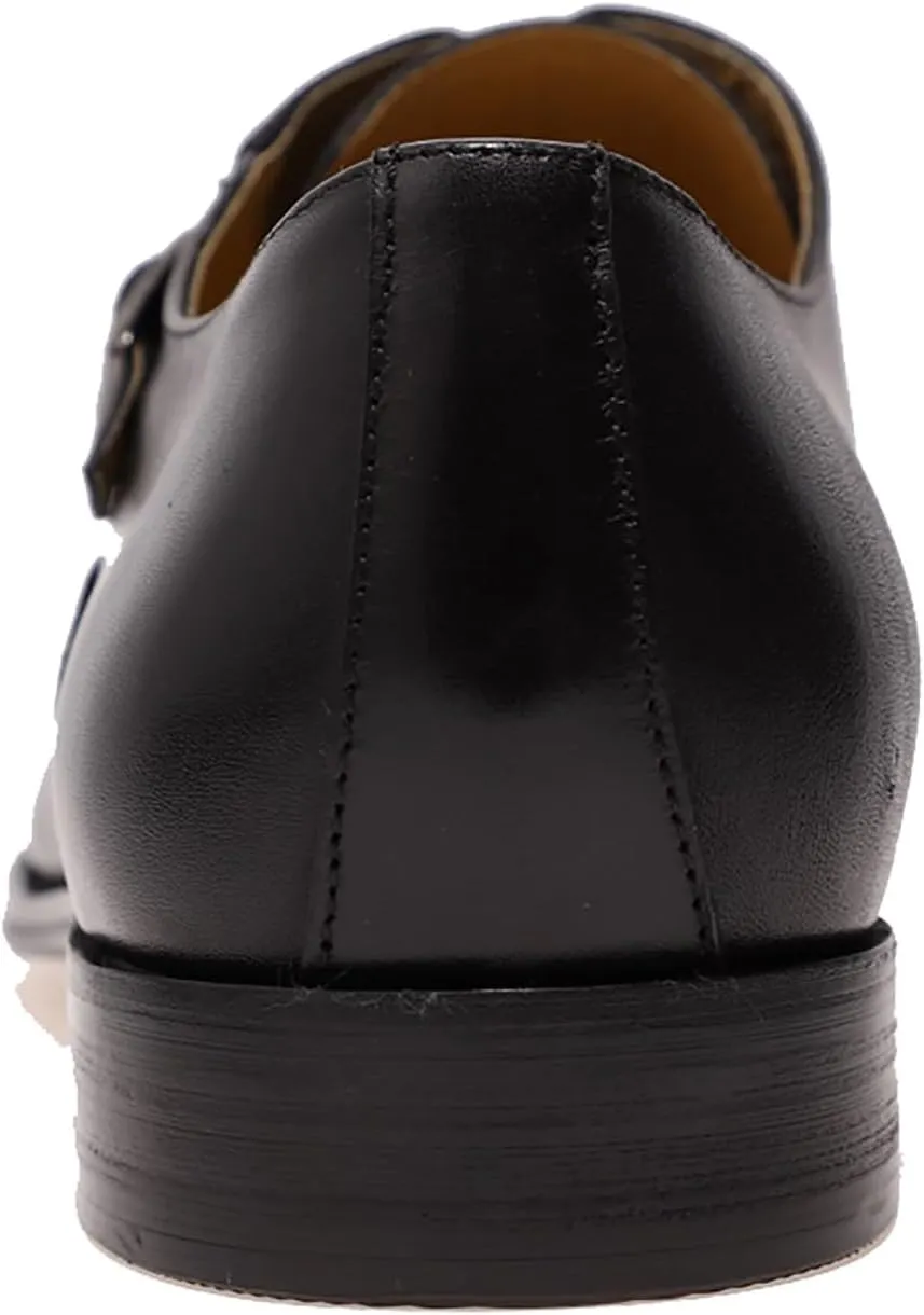 Santimon Oxfords for Men Formal Dress Suit Shoes Genunie Leather Wingtip Brogues Modern Prom Derby Mens Prom Wedding Business Causal Fashion Comfortable Tuxedo Shoes for Men