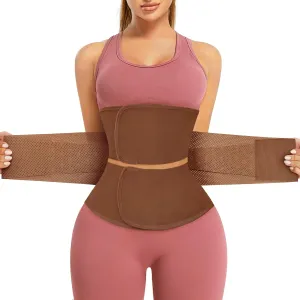 Shapewear Waist Control Trainer for Tummy Corset Waist Body Women Trimmer Underbust Chic Hourglass Exclusive Cincher Brown AOSBOEI Workout