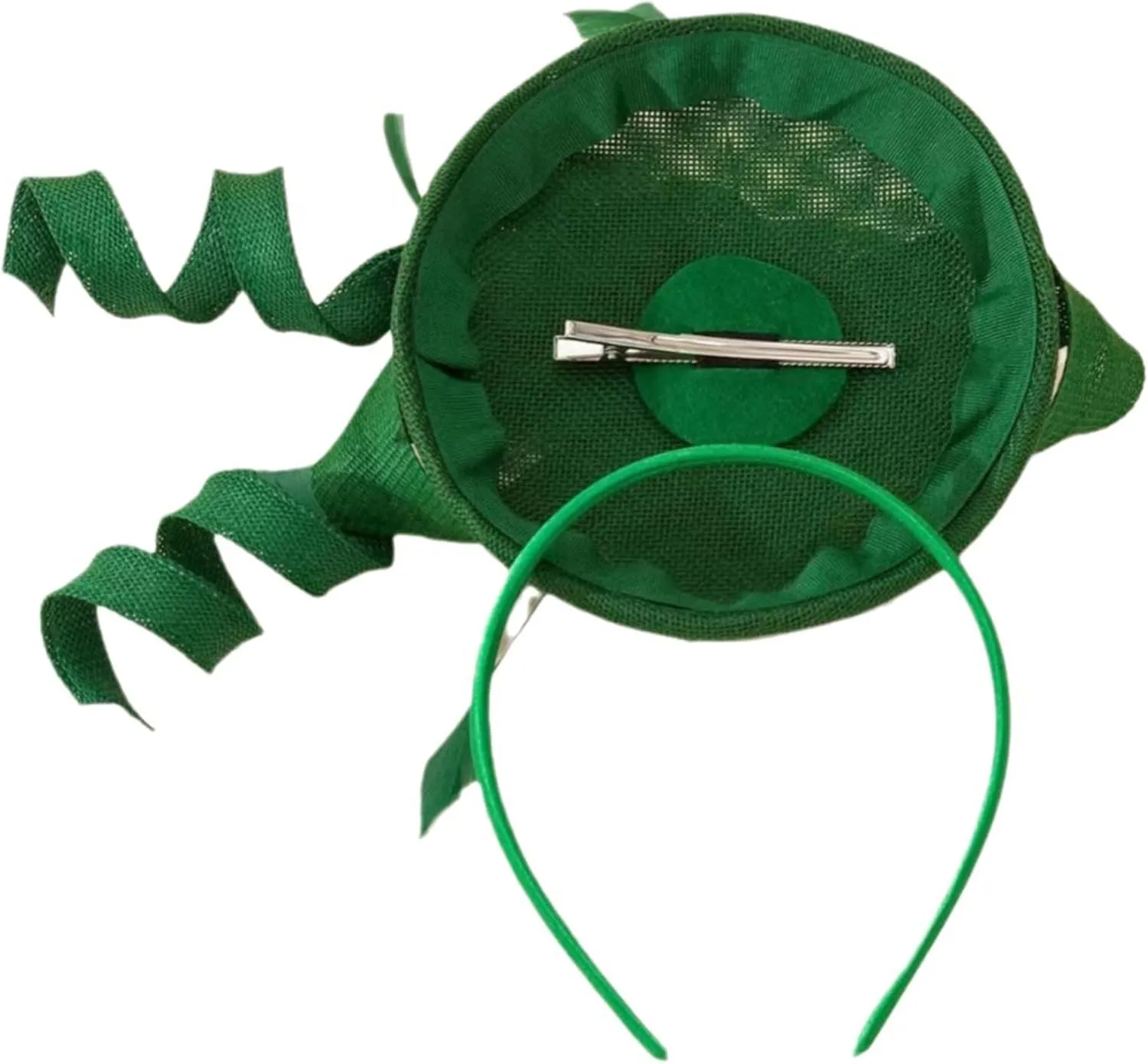 Sinamay Fascinator Hat Floral Feather Pillbox Derby Hats for Women Wedding Tea Party with Headband Clip