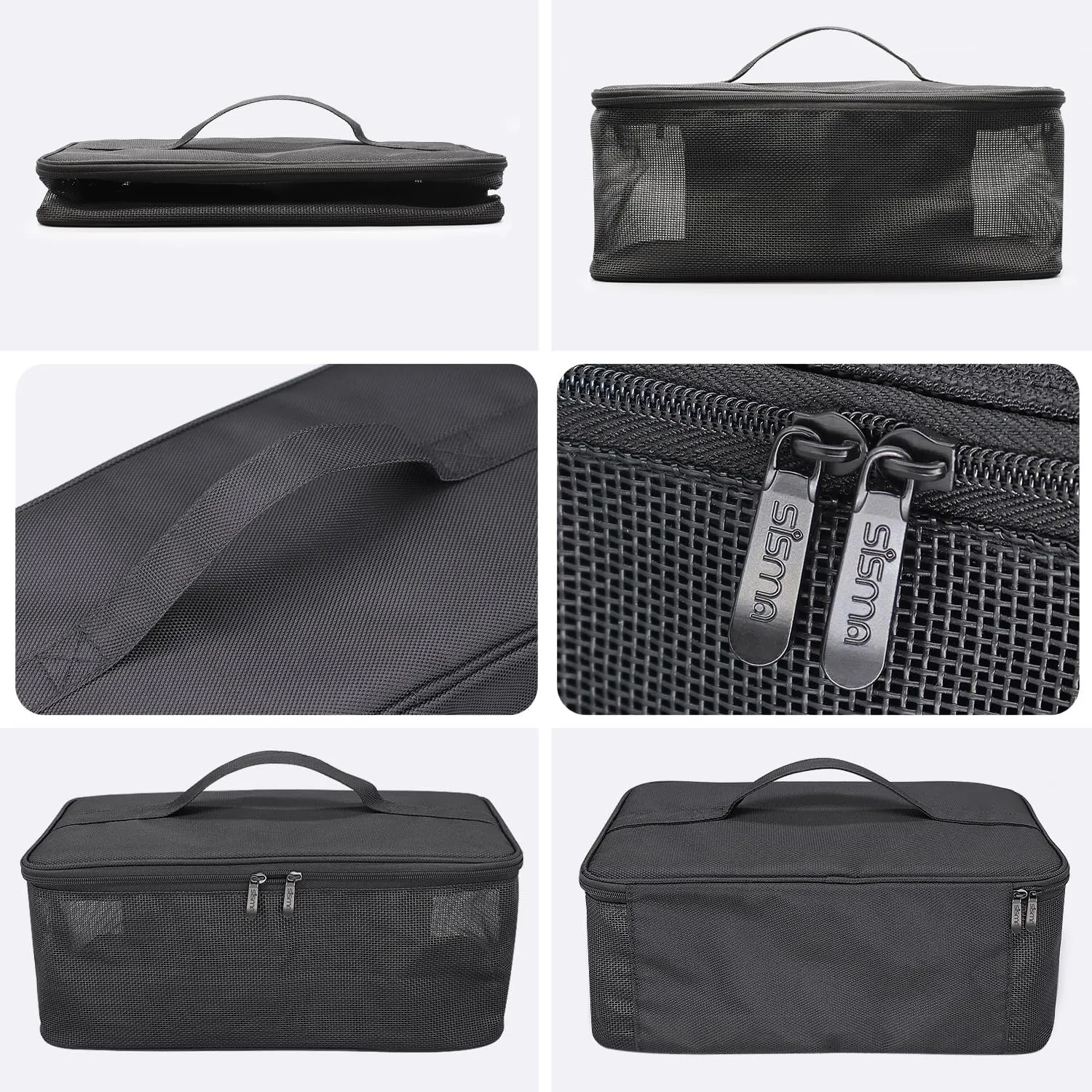 sisma Video Games Storage Case Compatible with Xbox PS5 PS4, Game Discs Holder Organizer Home Safekeeping