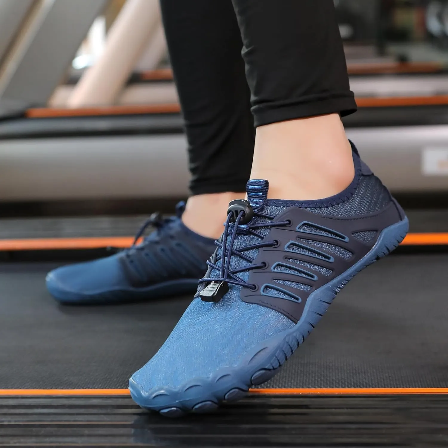 Smoneyful Hike Barefoot Shoes for Women Men, Breathable, Non-Slip Athletic Footwear, Wide Toe Water Shoes, Grounding Shoes and Grounding Barefoot Shoes for Barefoot Womens