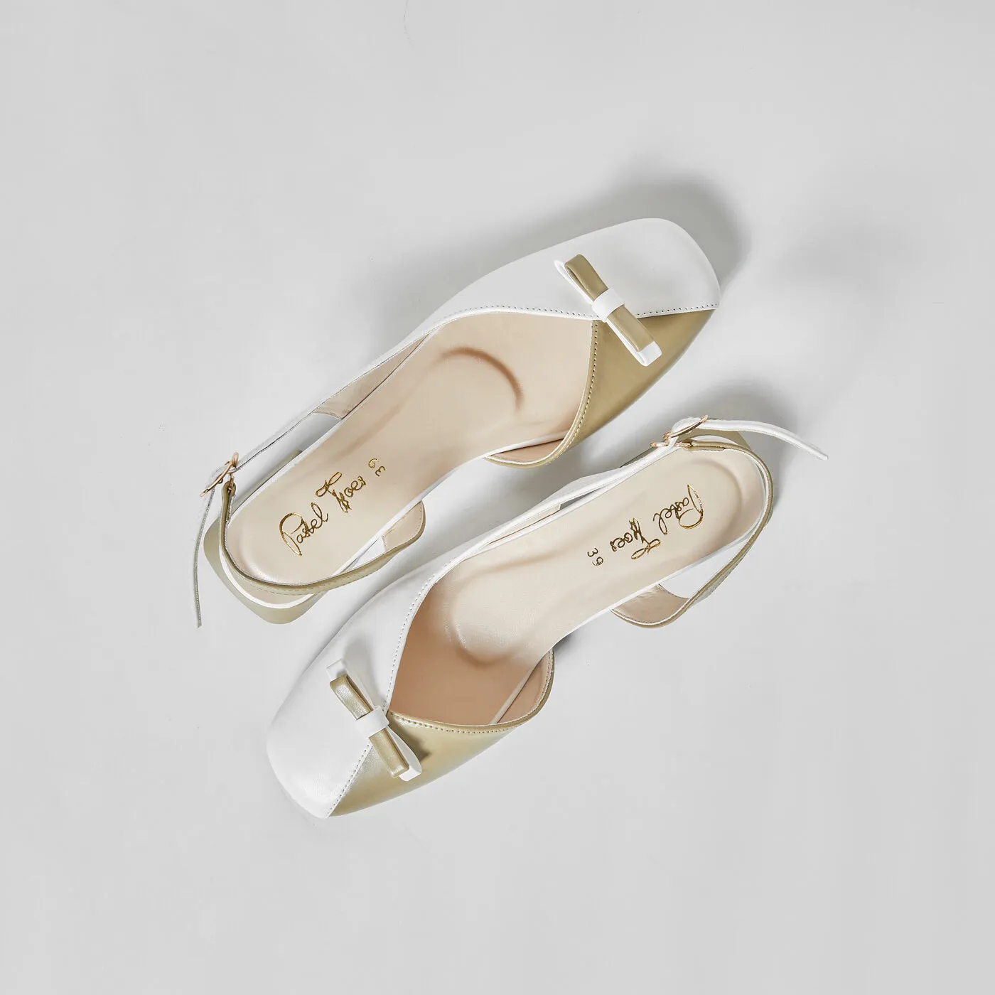 Squared Toe Mule - Green