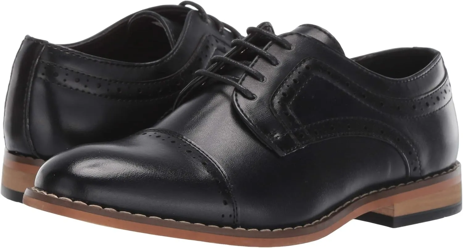 STACY ADAMS Unisex-Child Dickinson Cap-Toe Oxford