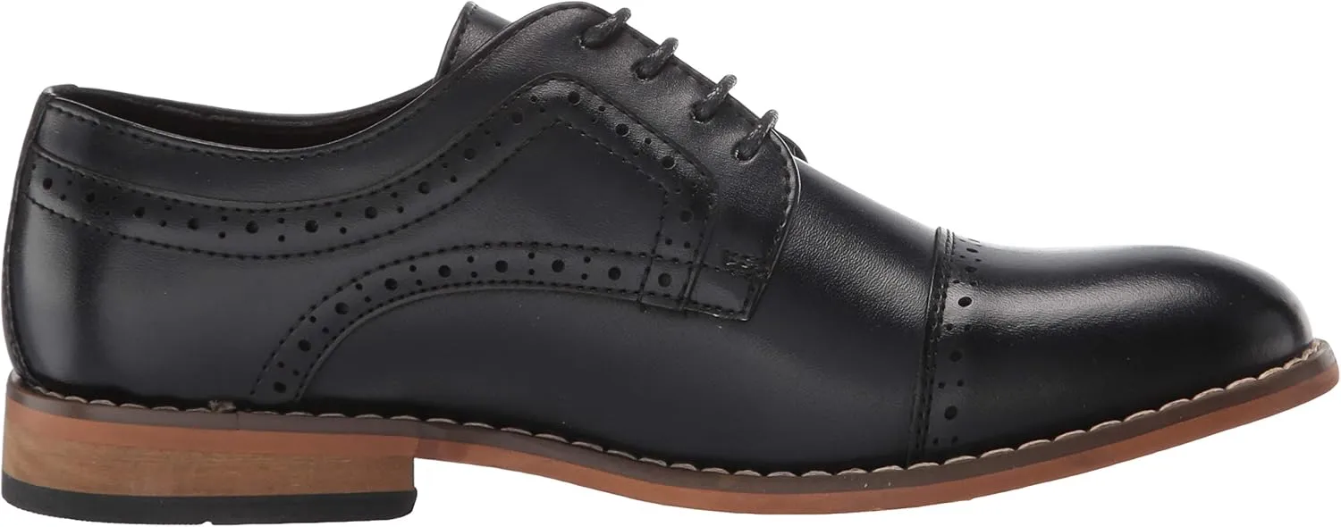 STACY ADAMS Unisex-Child Dickinson Cap-Toe Oxford
