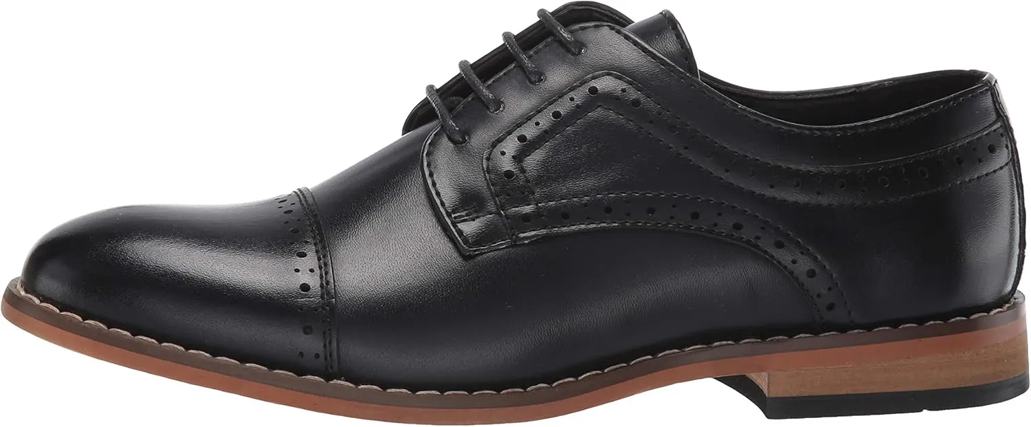 STACY ADAMS Unisex-Child Dickinson Cap-Toe Oxford