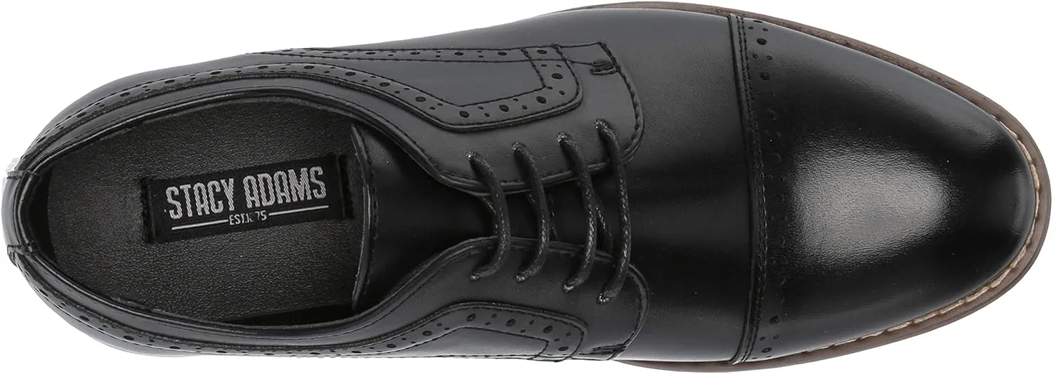 STACY ADAMS Unisex-Child Dickinson Cap-Toe Oxford