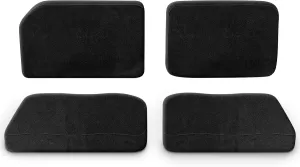 StarknightMT RTV Seat Covers Compatible with Kubota RTV X900 X1120D 2014-2021, X1140 2016-2021, X1100 2007-2013, XG850 Sidekick 2018-2021, Black Durable Anti-Scratch Anti-UV