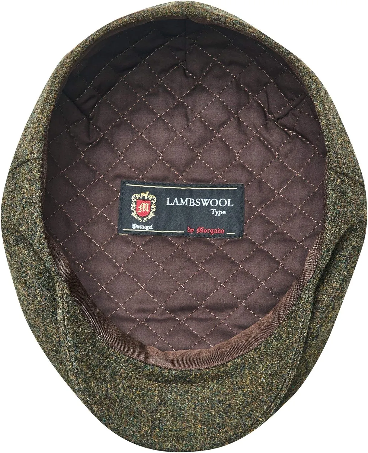 Sterkowski Derby Cap | 100% Merino Flat Cap for Men | Classic Winter Ivy League Cap wit Quilted Lining