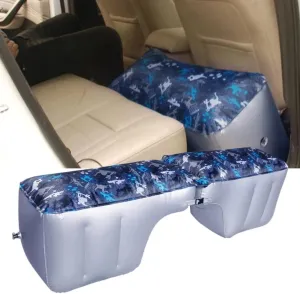 SUV Air Mattress, Portable Back Seat Gap Pad Car Air Mattress Car Camping Mattress Multifunction Car Sleeping Pad for Camping Travel Road Trip(Color:A)