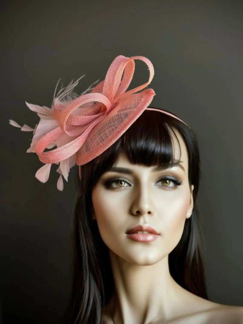 Tea Party Fascinator - Light Pink