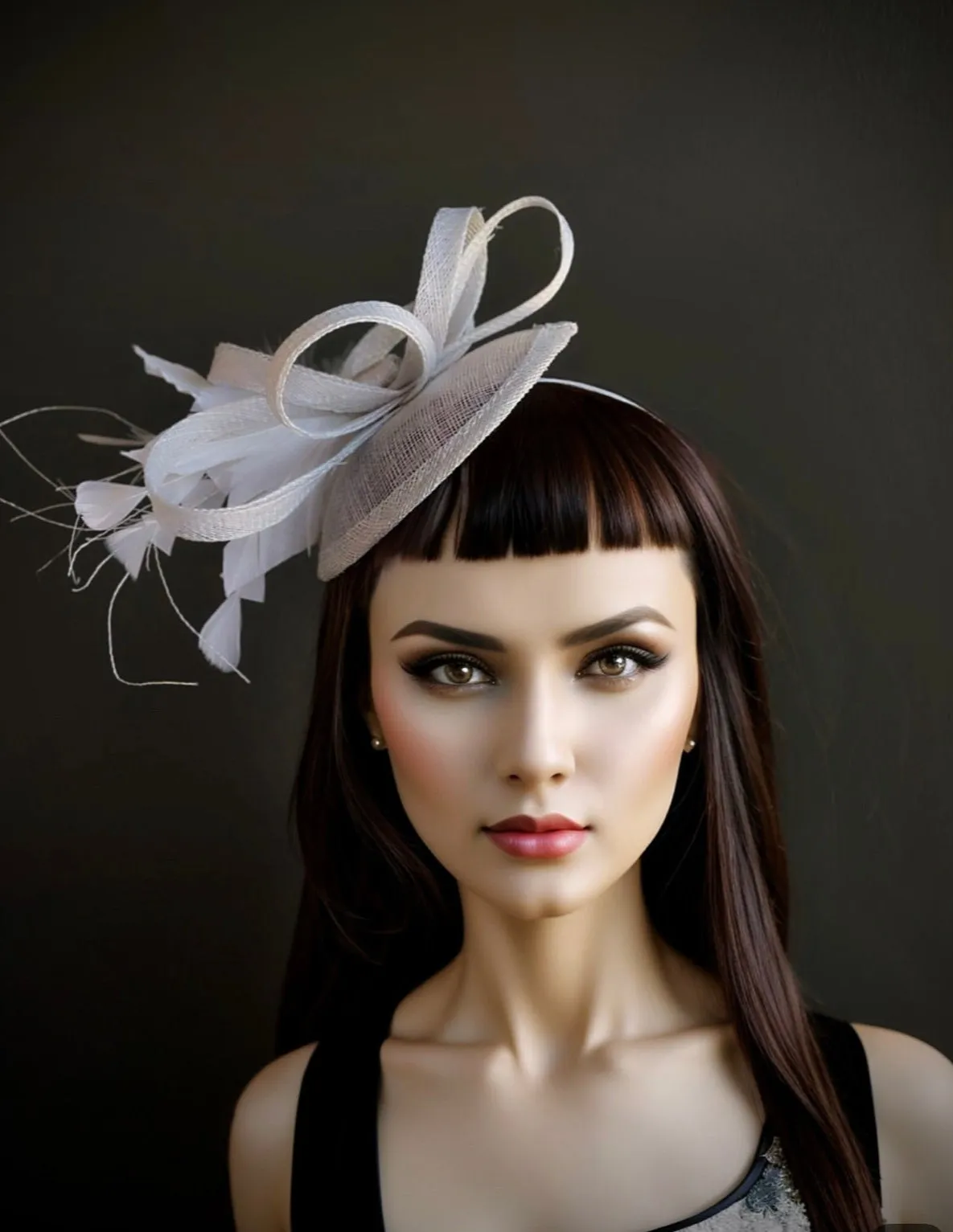 Tea Party Fascinator - White