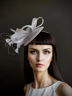 Tea Party Fascinator - White