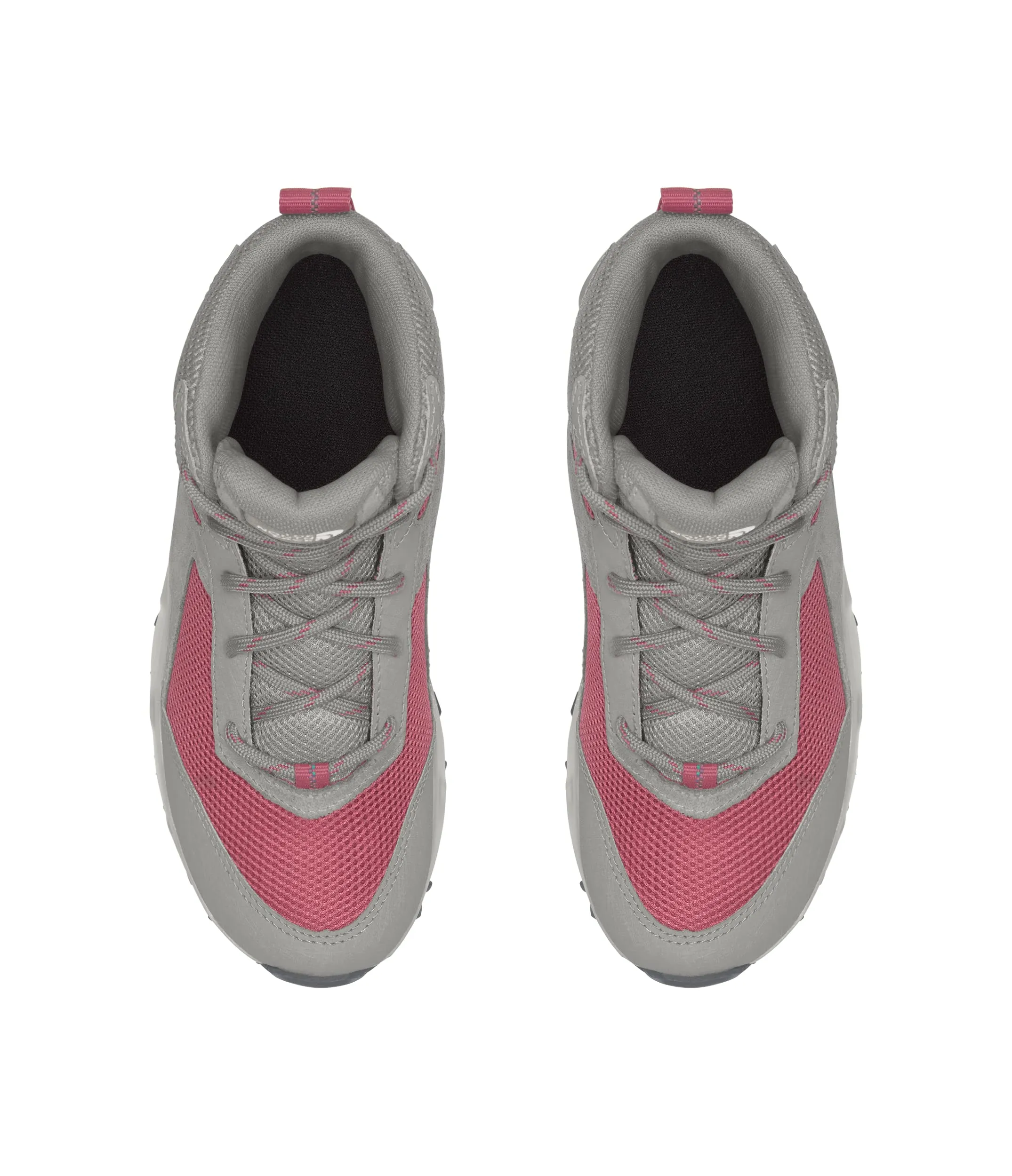 The North Face Hedgehog Hiker II Mid Waterproof (Little Kid/Big Kid) Meld Grey/Slate Rose 1.5 Little Kid M