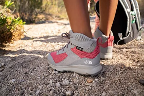 THE NORTH FACE Hedgehog Hiker II Mid Waterproof (Little Kid/Big Kid) TNF Black/Meld Grey 2.5 Little Kid M