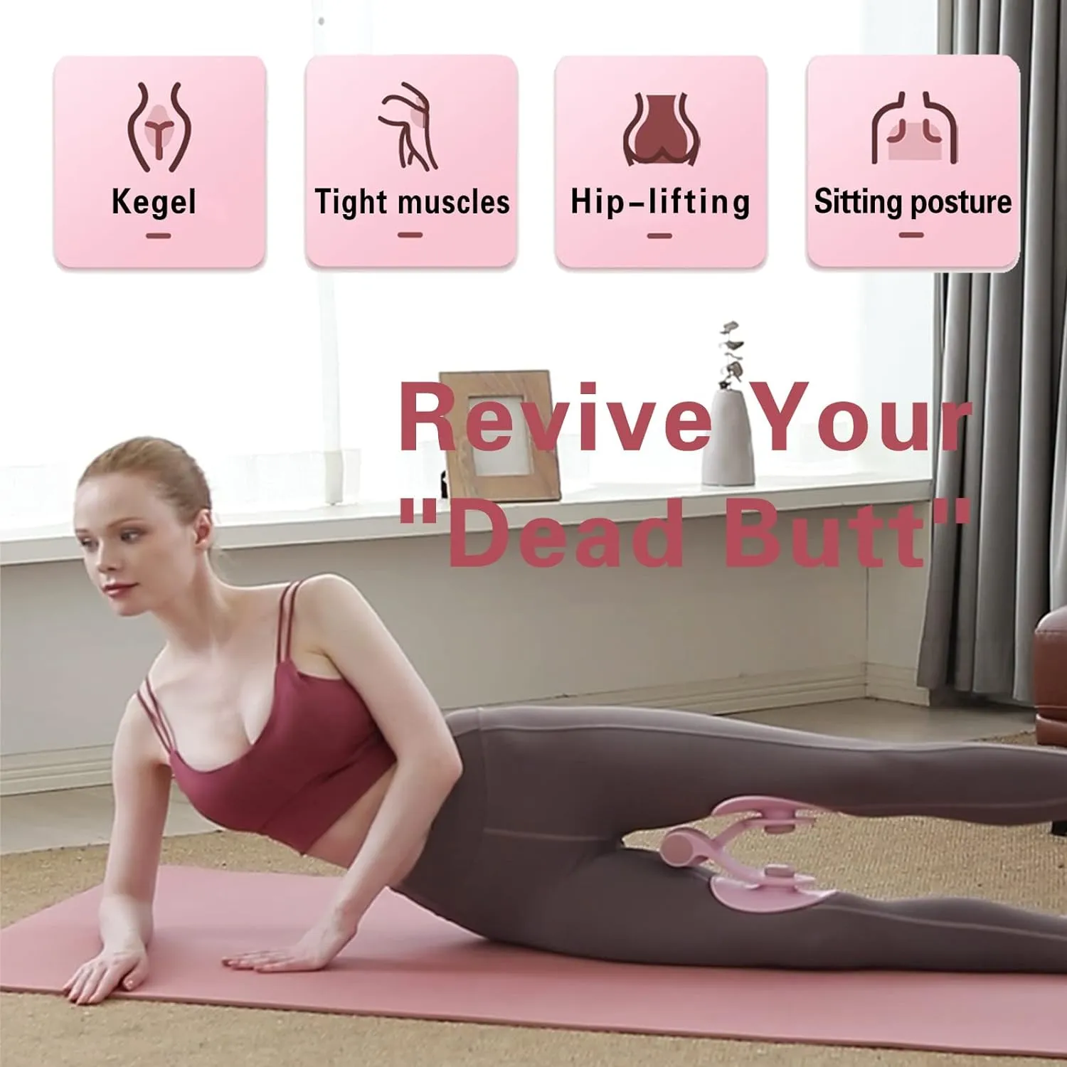 Thigh Master - Thigh Toner & Kegel Exercise Equipment - Upgrade 26 Pounds