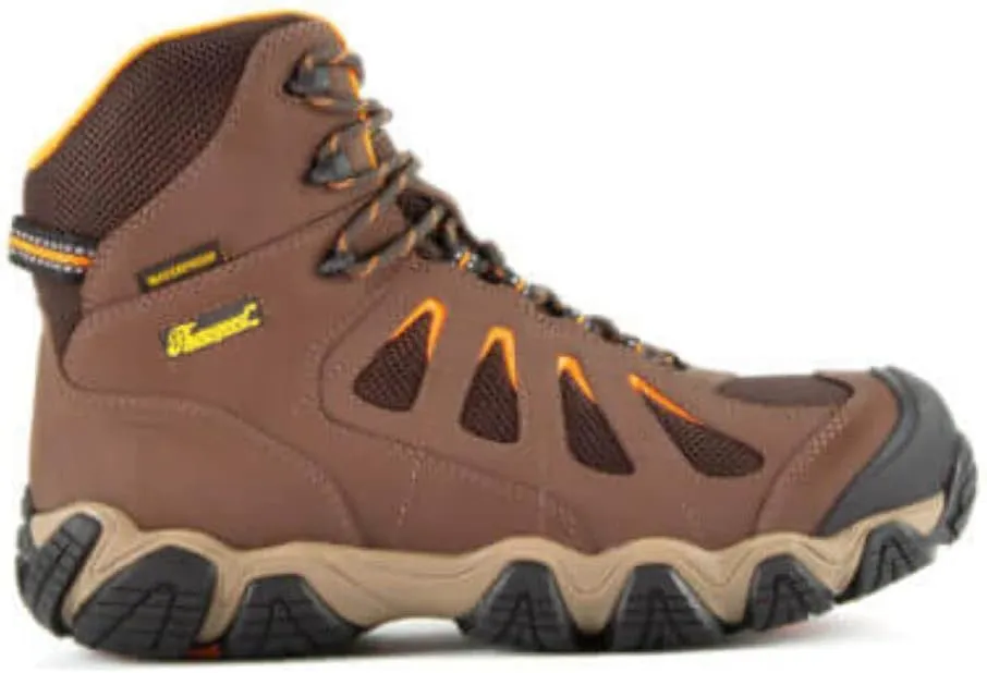 Thorogood Crosstrex 6” Waterproof Safety Toe Hiking Boots for Men - Breathable Premium Leather and Mesh with Comfort Insole and Athletic Traction Outsole; ASTM Rated