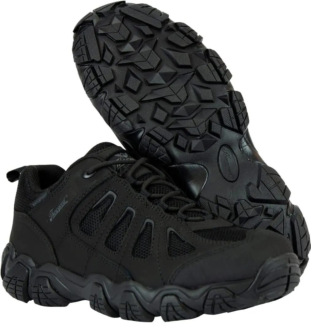 Thorogood Crosstrex Waterproof Athletic Safety Toe Work Shoes for Men - Lightweight Premium Leather and Mesh with Comfort Insole and Slip-Resistant Outsole; ASTM Rated