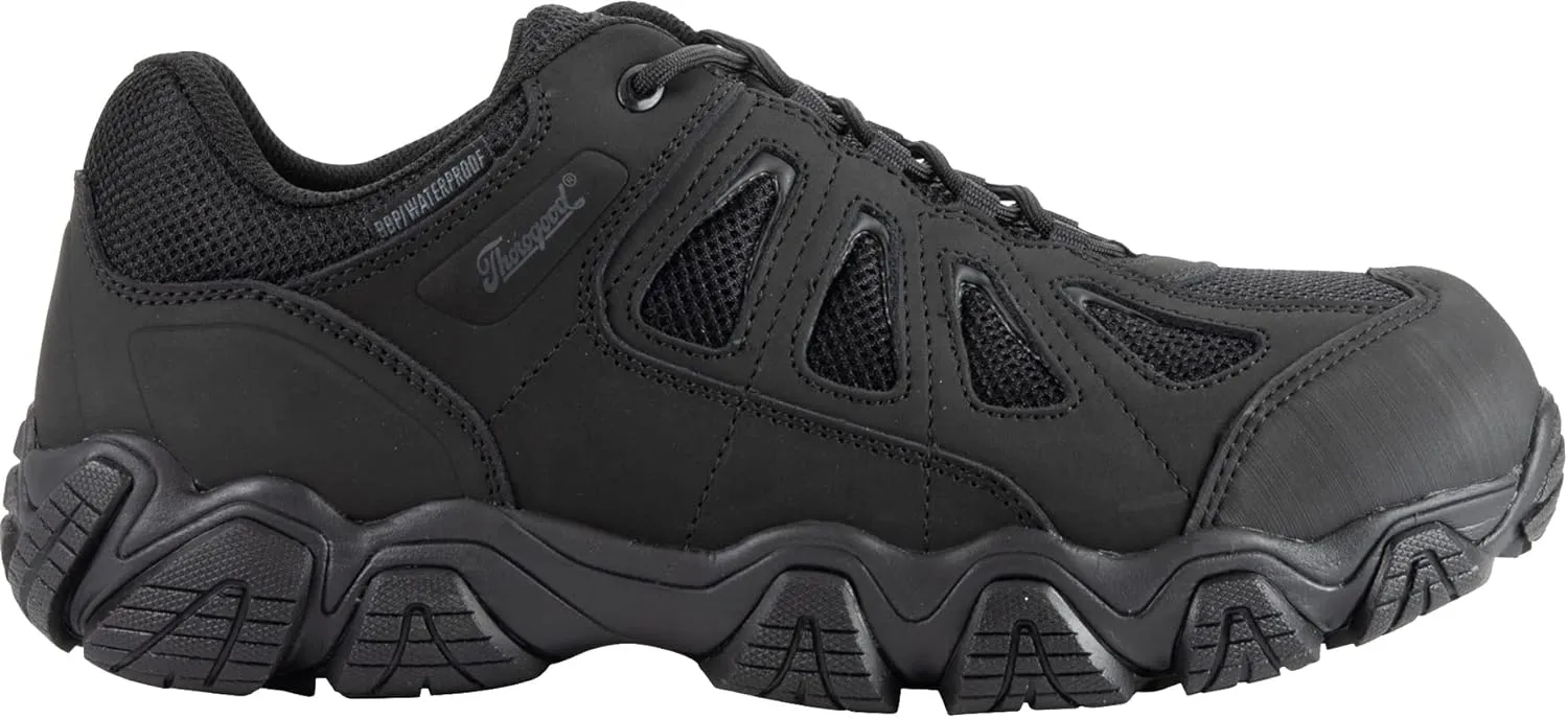 Thorogood Crosstrex Waterproof Athletic Safety Toe Work Shoes for Men - Lightweight Premium Leather and Mesh with Comfort Insole and Slip-Resistant Outsole; ASTM Rated