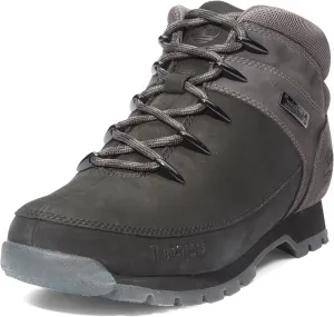 Timberland Men's Euro Sprint Hiker, Black Nubuck with Dark Grey, 10 Medium