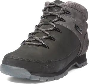 Timberland Men's Euro Sprint Hiker, Black Nubuck with Dark Grey, 11 Medium