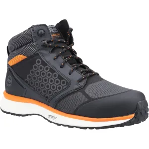 Timberland Pro Men's Reaxion Mid Composite Safety Boot in Black/Orange