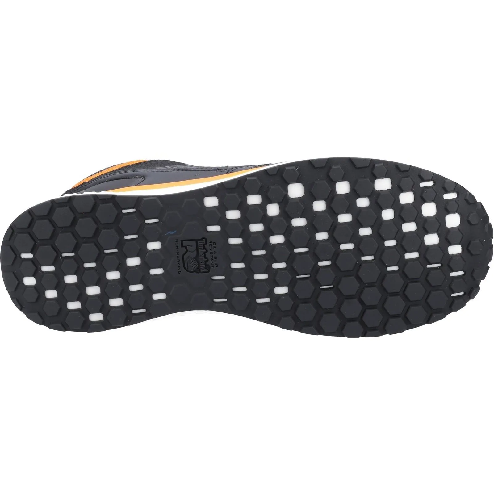 Timberland Pro Men's Reaxion Mid Composite Safety Boot in Black/Orange